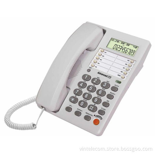 analog corded phone caller id telephone